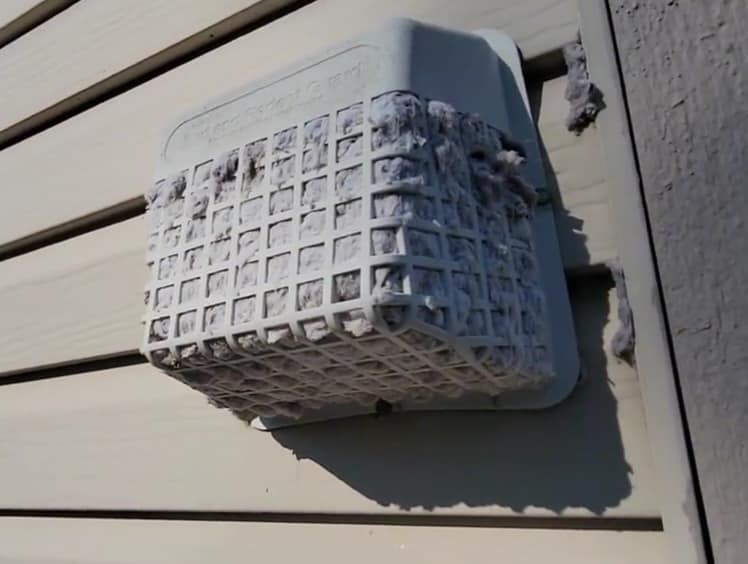 Clogged Dryer Vent